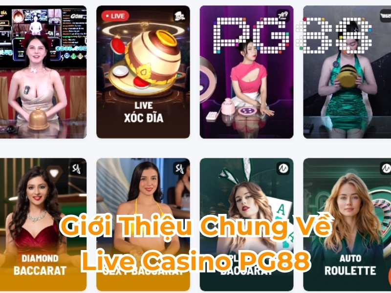 Giới thiệu chung về live casino PG88